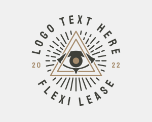 Mystical Illuminati Eye logo design