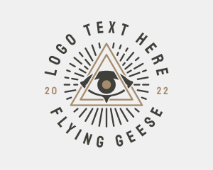 Mystical Illuminati Eye logo design