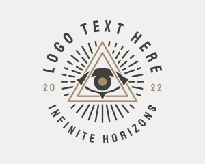 Visionary - Mystical Illuminati Eye logo design