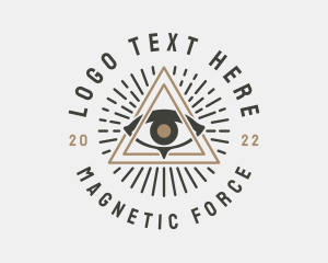 Mystical Illuminati Eye logo design