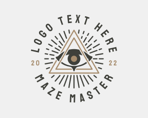 Mystical Illuminati Eye logo design