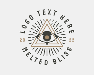 Mystical Illuminati Eye logo design