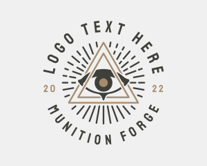 Mystical Illuminati Eye logo design