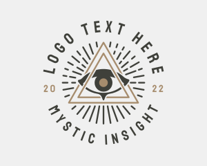 Psychic - Mystical Illuminati Eye logo design