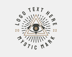 Mystical Illuminati Eye logo design