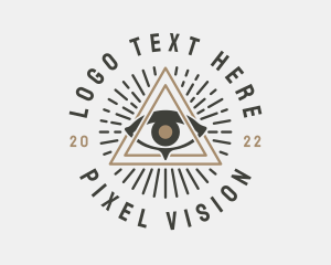 Mystical Illuminati Eye logo design