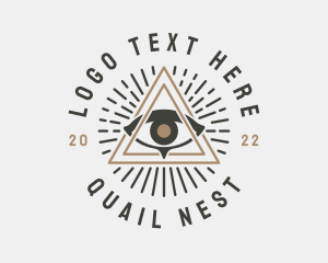 Mystical Illuminati Eye logo design