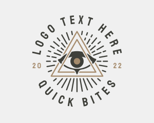 Mystical Illuminati Eye logo design