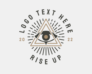 Mystical Illuminati Eye logo design