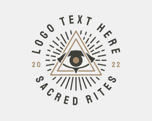 Ritual - Mystical Illuminati Eye logo design