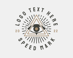 Mystical Illuminati Eye logo design