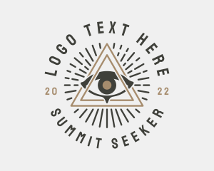 Mystical Illuminati Eye logo design