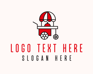 On The Go - Food Cart Snack logo design