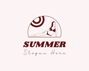 Summer Bikini Fashion logo design