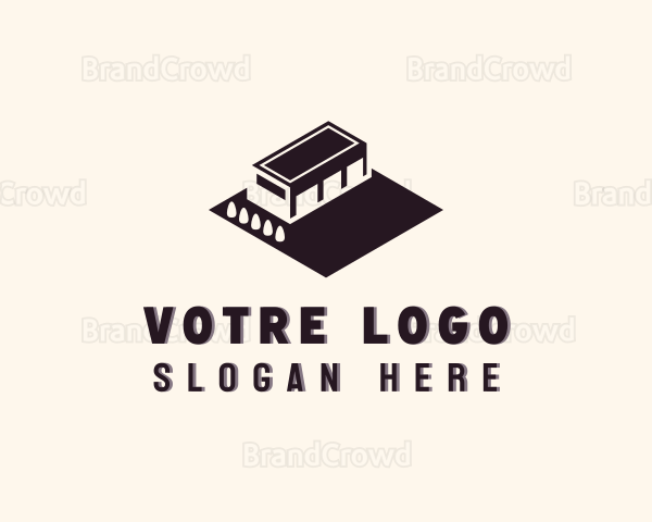 Warehouse Facility Building Logo