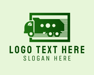 Trash - Garbage Junk Truck logo design