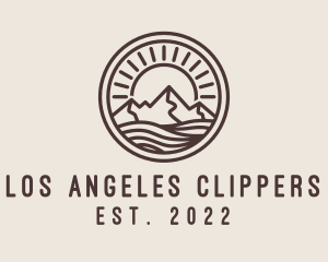 Alpine Mountain Valley logo design