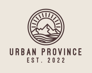 Province - Alpine Mountain Valley logo design