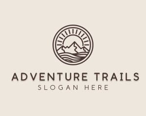 Alpine Mountain Valley logo design