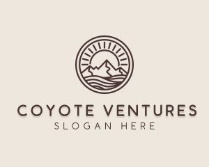 Alpine Mountain Valley logo design