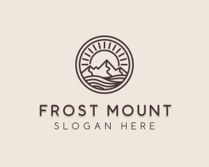 Alpine Mountain Valley logo design