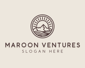 Alpine Mountain Valley logo design