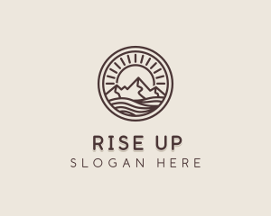 Alpine Mountain Valley logo design