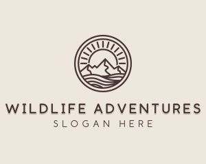 Alpine Mountain Valley logo design