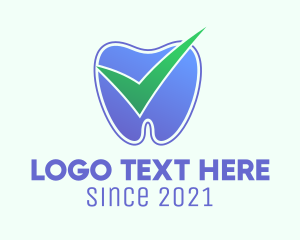 Tooth - Dental Check Up logo design