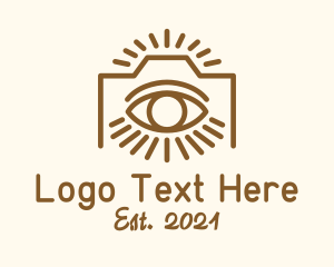 Ophthalmologist - Optical Photo Camera logo design