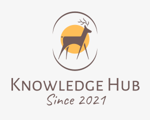 Antler - Wildlife Deer Sanctuary logo design