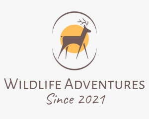 Wildlife Deer Sanctuary logo design