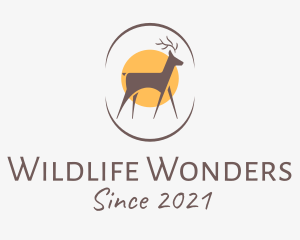 Wildlife Deer Sanctuary logo design