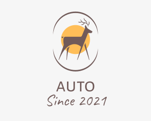 Hunting - Wildlife Deer Sanctuary logo design