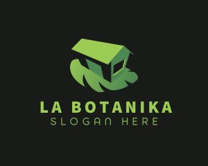 Landscaping - Gardening Leaf Greenhouse logo design