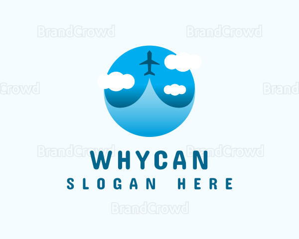 Blue Sky Airplance Logo