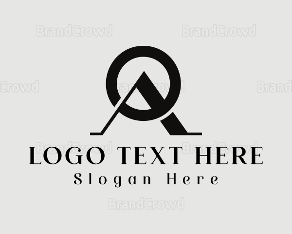Professional Elegant Company Letter OA Logo