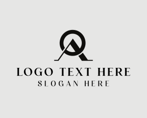 Consultant Company Letter OA logo design