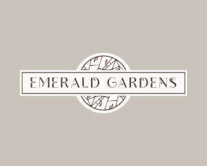 Bohemian Leaf Garden logo design