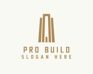 Building Property Structure logo design