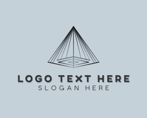 Technology - Pyramid Technology Developer logo design