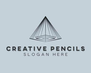 Pyramid Triangle Business logo design