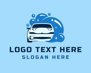 Car - Blue Vehicle Car logo design