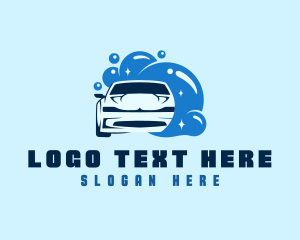 Bubbles Car Wash logo design