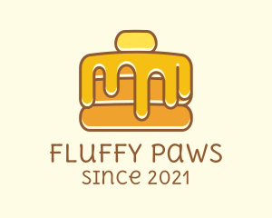 Fluffy - Delicious Breakfast Pancake logo design