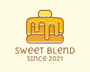 Syrup - Delicious Breakfast Pancake logo design