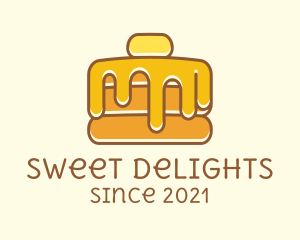 Crepe - Delicious Breakfast Pancake logo design