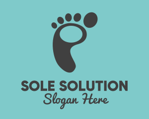 Heel - Footprint Podiatry Spa logo design