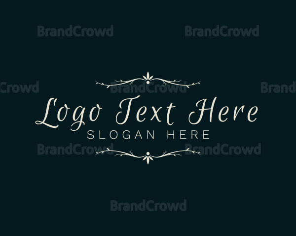 Elegant Decorative Calligraphy Logo