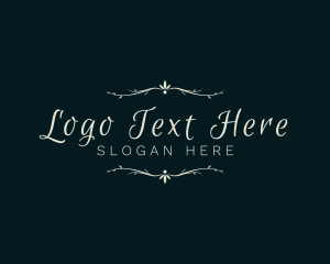 Hotel - Elegant Decorative Calligraphy logo design